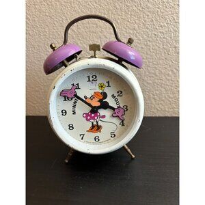 Vintage German Minnie Mouse  Alarm Clock